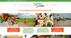 Desktop Screenshot of healthiermetoday.com