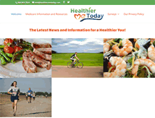 Tablet Screenshot of healthiermetoday.com